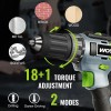 WORKPRO 20V Cordless Drill Driver Kits 3/8'' Keyless Chuck 2.0Ah