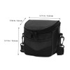 Gadpiparty Travel Camera Case Compact Design with Shoulder Strap for