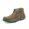 Twisted X Women's Chukka Driving Moc, Bomber & Turquoise, 7.5