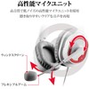 ELECOM HS-G30WH Wired Gaming Headset, Over-Ear, 2m, Lightweight Model, White