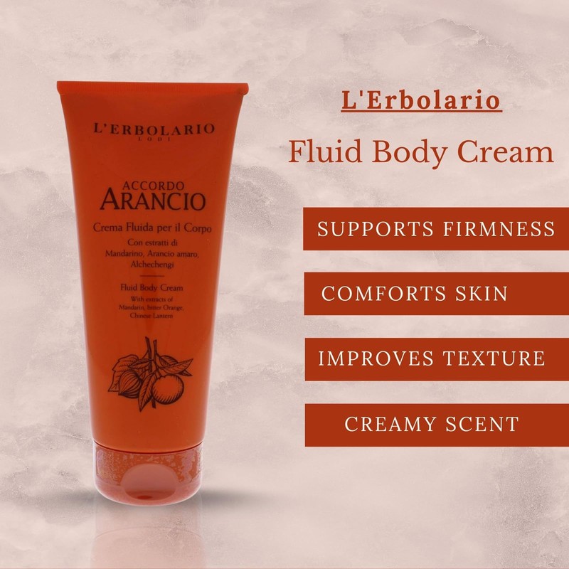 Accordo Arancio Crema Fluida Corpo L'Erbolario 200ml