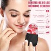 2pzs Rodillo Silicón Hielo Para Masaje Facial Reutilizable