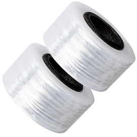 CREATCABIN 2 Rolls Stretch Wrap Film 3cmx400m Shrink Wrap Stretch Film Durable Plastic Shrink Film Shrink Wrap Roll Heavy Duty Stretch Wrap Roll for Moving Stretch Wrap Transparent Travel Packaging