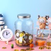 1 Gallon Coin Jar Adults Large Coin Bank Jar Glass