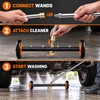 16 Inch Pressure Washer Undercarriage Cleaner, 4000 PSI Surface Washer