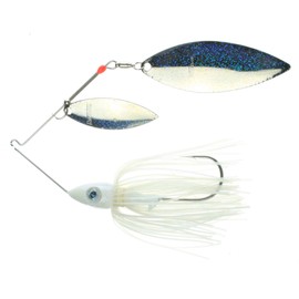 Nichols Lures DF47-1 Pulsator Depth Finder Metal Flake Spinnerbait, 1oz, Blue Shad Nickel Blue