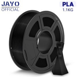 SUNLU JAYO Black PLA 1.75mm 1.1KG 3D Printer Filament 100% Neatly Wound Low Shrinkage