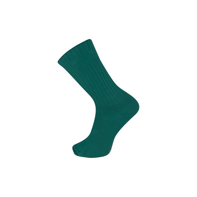 Chaps Men's Solid True Rib Crew Socks 1 Pair Pack,