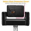 L'aimefois Salon Barber Chair Cover Protector - Prevents Damage,Clear Square,Easy