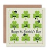 Wee Blue Coo Funny St Patrick's Day Card - Moustache