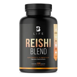 Hongo Reishi Vitaminas 200 Cáps Antioxidante Antiinflamatorio B Life