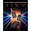 LEKATO 2.4 GHz Wireless Guitar System with Magnetic Charging Case