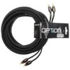 OPTION 2-Channel RCA Cable - 5.5 m - Double Shielded