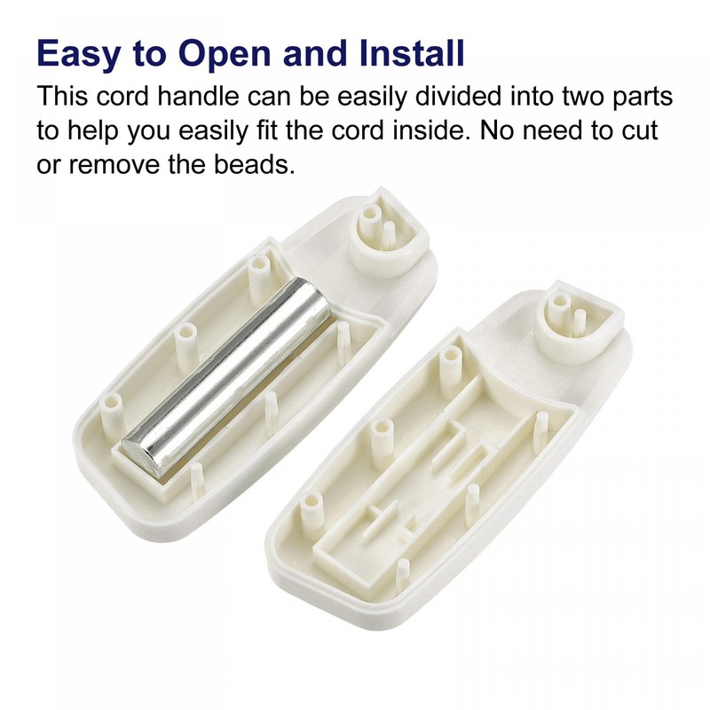 sourcing map Blind Cord Weight, 2Pcs 80mm Curtain Window Shutter