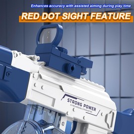 Gamiu Electric Water Gun for Kids Adults - Automatic Water Gun with up to 32 Ft Long Range, Summer Outdoor Beach Swimming Pool Party Toys