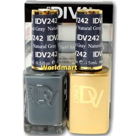 DND DIVA Gel Nail Polish 0.5oz LED/UV Color Gel Duo DV242- Nautical Gray
