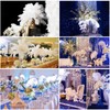 THARAHT Black Ostrich Feathers 12pcs Large Natural Bulk 16-18Inch 40cm-45cm