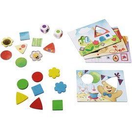HABA 7135 My Very First Games – Teddy’s Colors and Shapes - for ages 2+ English version (Made in Germany)