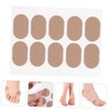 Ipetboom Sweat-absorbent Breathable Foot Sticker 10 Sheets Oval Corns Patch