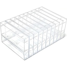 Cassette Tape, Plastic Case, 10 Pack, Plastic Storage Aude Case, Clear, Transparent, Audio Cassette, Standard Thickness, Individual Cassette Tape, Clear Plastic Cassette, Blank Cassette