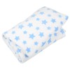 Micro-Pro White With Blue Stars Coral Fleece Blanket Home Sofa