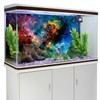 AWERT 36x18 inches Galaxy Aquarium Background Cloud Stars and Colorful