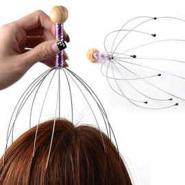 [Out_65] Scalp Stimulation Head Massager Head Acupressure Device 12-Tentacle (49650065) / [아우트_65]머리두피자극 머리마사지기 머리지압기 12촉수 (49650065)