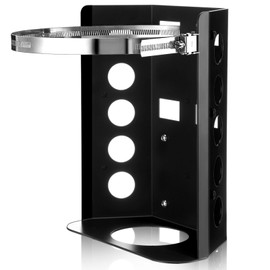 Hicarer 10 lb Propane Tank Mounting Bracket Heavy Duty Propane Tank Holder with Strap for Car Rv Trailers Truck Overland Vehicles and Boat