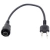 Tenq® Mini DIN Plug 2pin Connect Throat Vibration MIC for