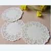 KIMOBER 100Pcs Disposable Lace Doilies Paper,White Round Paper Doilies Lace