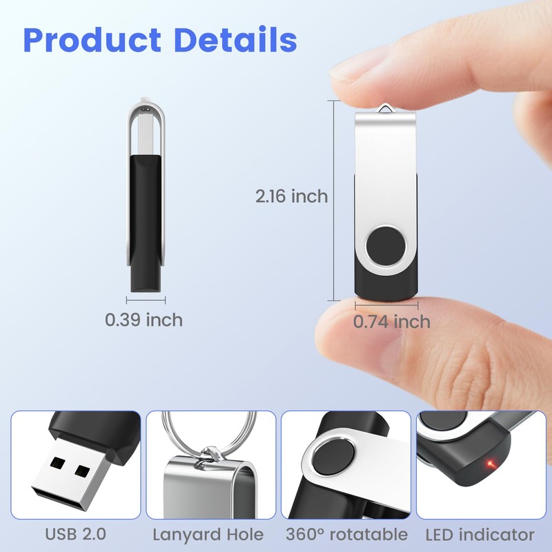 ABLAZE USB Stick 64 GB Pack of 10 High Speed