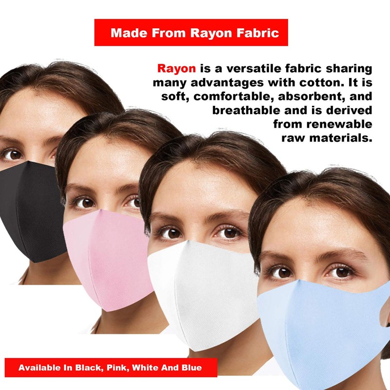 Generise Reusable Face Mask Stylish Face Mask x3 - Polyurethane