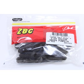 Zoom Bait Fish Doctor Bait-Pack of 20 (Green Pumpkin), 4 Inches (3025)