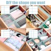 JEPELUS 40Pcs Adjustable Drawer Dividers, Drawer Separators Kitchen
