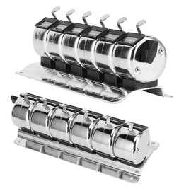 0 to 9999 Manual Tally Counter Metal Mechanical Counter 4Digit Conjoined 6 Units Pitch Click Counter