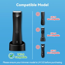 Guards Compatible with Manscaped The Lawn Mower 3.0 Replacement, 4pcs, Cutting Length from 1/8” to 1/2”