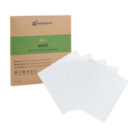 Restaurantware-RW Base 12 x 12 Inch Deli Papers, 200 Greaseproof Sandwich Wrapping Papers - No Added PFAS, Pre-Cut Style, White Paper Food Basket Liners, Microwavable, Freezable