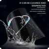 Full Face Covering Anti-Fog Face Shield Clear Glasses Frame Safety