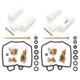Deluxe Carburetor Rebuild Kit With Floats - Compatible with Honda CB450SC Nighthawk - 1983-1986