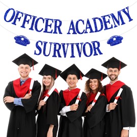 Officer Academy Survivor Banner, Congrats Officer, Future Police Officer, Officer Graduation Party Decorations