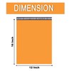 JeeJaan® 50 Pcs of Orange Courier Bags 12 x 16