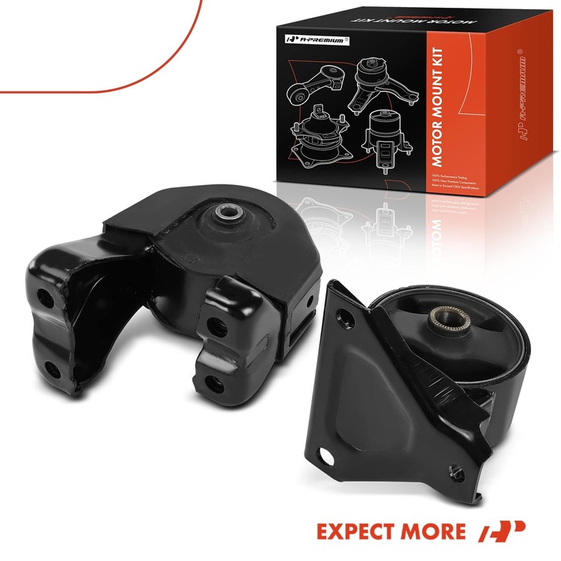 A-Premium 2PCS Front and Rear Engine Motor Mount Set Compatible