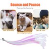 Feather Teaser Cat Toy, KELIFANG 7PCS Replacement Cat Teaser Wand