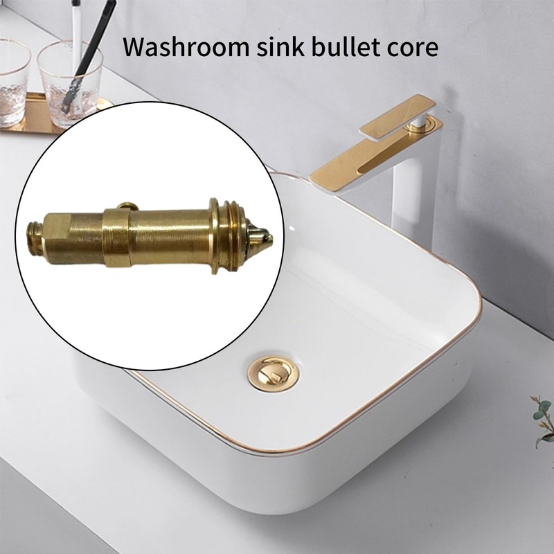 Begino 2Pcs Pop Up Bolt Basin Bath Sink Drain Waste