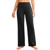 DLOODA Wide Leg Yoga Pants Women Elastic High Waisted Lounge