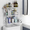 FLOLXNB Over The Toilet Storage,3-Tier Bathroom Organizer Shelves with Paper