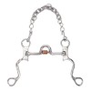 aqxreight Snaffle de Boca de Caballo de Acero Inoxidable, Duradero