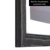 ArtToFrames 10x27 inch Black - Distressed Wood Wood Picture Frame,
