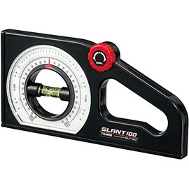 TAJIMA SLANT Angle Meter - Dual-Scale Rotary Pitch Finder with Thumb Dial & Easy-Read Vial - SLT-100