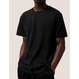 Aelfric Eden Heavyweight T Shirts for Men Cotton Short Sleeve Crewneck Basic Tees Black XL